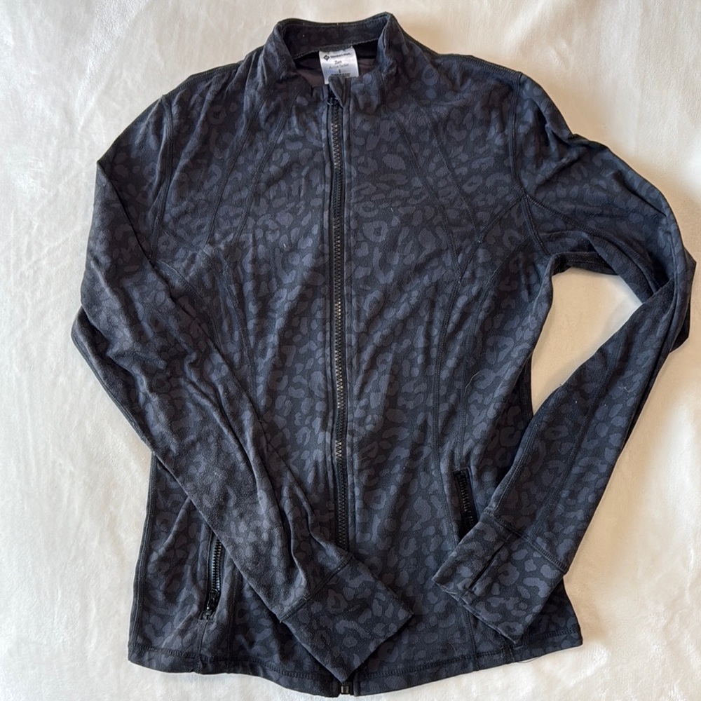 Women's Black Patterned Jacket